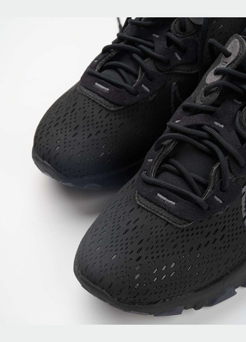 Чорні всесезон кросівки чоловічі react vision cd4373-004 весна-літо текстиль сітка чорні Nike