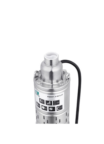 Насос глубинный шнековый 4QGD1.2-50-0.37 кВт Нmax 80 м Qmax 1,5 куб.м 370 Вт Pumpman (363262973)