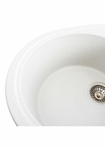 Гранитная мойка для кухни 5847 ONYX матовая (белая в точку) Valeso (342070751)