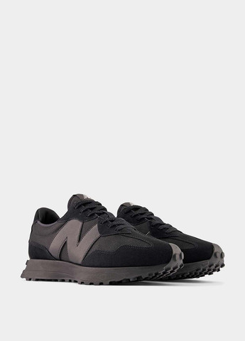 Черные демисезонные мужские кроссовки 327 черный New Balance