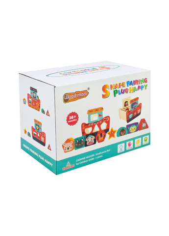 Деревянный развивающий сортер «Кораблик» для детей - No Brand WD13101 (371928825)