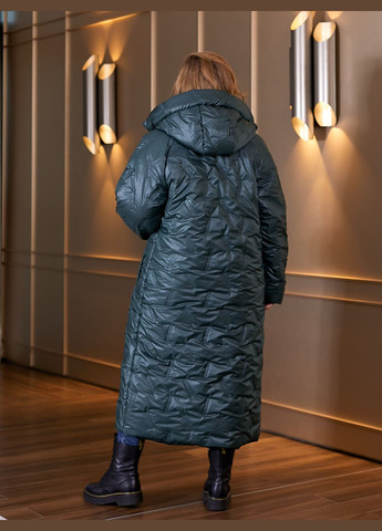 Смарагдова зимня зимова куртка-пальто куртка-пальто No Brand