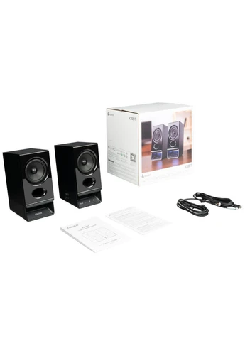 Компьютерные колонки 2.0 R-20-BT 5W USB-C, AUX, Bluetooth Black Edifier (400118892)