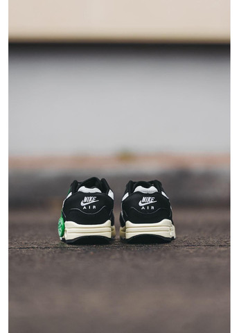 КРОСІВКИ ЖІНОЧІ NIKE AIR MAX 1 X PATTA BLACK WHITE V2 НАЙК АІР МАКС No Brand чорні демісезони (368867406)