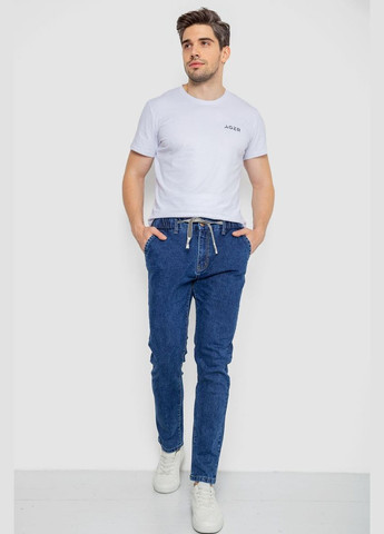 Джинси чоловічі на гумці сині однотонні розмір 33 (sku_244R8063) Ager (317332944)