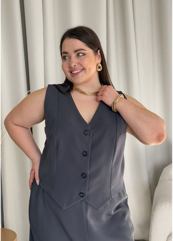 Жіночий класичний жилет із костюмки Merlini Сола (366074290)