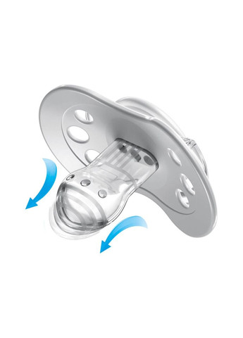 Пустышка силиконовая Retro baby, симметричная, 3-6 мес., 2 шт., голубой () Lovi 22/804boy (328395578)