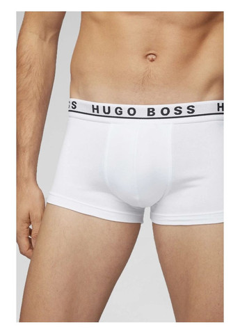 Мужские трусы - боксеры Trunk 3p Co/El (3 шт.), размер S Boss slim fit (370442325)