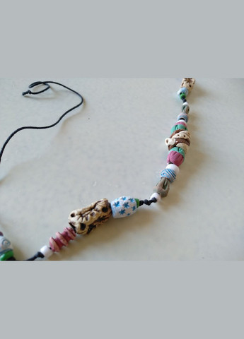 Керамічне намисто ручної роботи №3 Коти&Ангели (302450801)