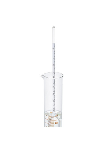 Ареометр для спирта с термометром Стеклоприбор АСП-Т (0-60%, -25…+35 °C) СТЕКЛОПРИБОР (278790243)