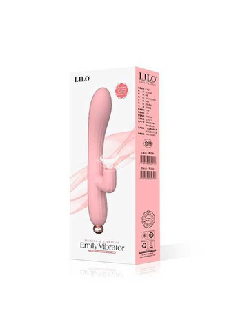Вакуумний вібратор-кролик "Emily" USB Вібратори Lilo (353495840)