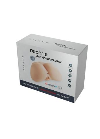 Мастурбатор-попка з двома входами Daphne Ass Masturbator, суперреалістичний, термореактивний Silexd (297865765)