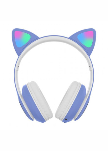 Наушники беспроводные детские MP3 с кошачьими ушками с подсветкой LED Cat stn-28 (282957010)