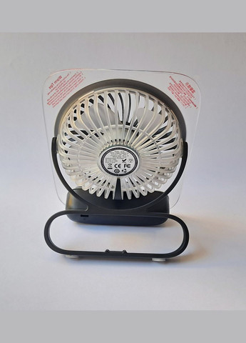 Вентилятор переносной с переключением скоростей аккумуляторный М-1777 черный 3000 мАч No Brand (337177417)