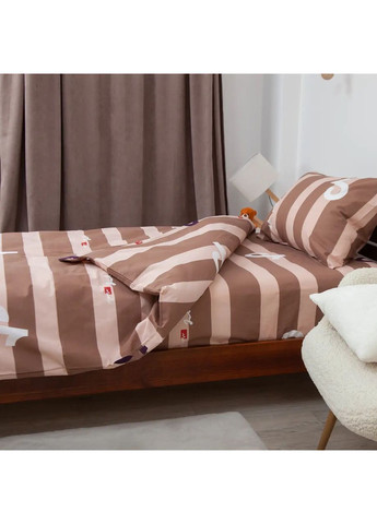 Подростковый комплект постельного белья Бязь с наволочкой 50*70 см, Тренды Коричневый (22380150215) ТЕП (365851927)