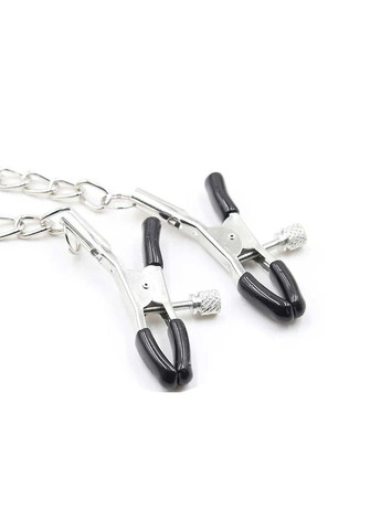 Силиконовый розовый кляп-шар с зажимами для сосков We Love (284279380)