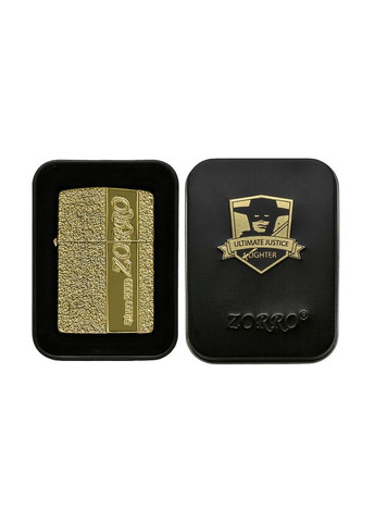 Зажигалка Зорро Бензиновая Limited Edition Gold Zorro (369667566)