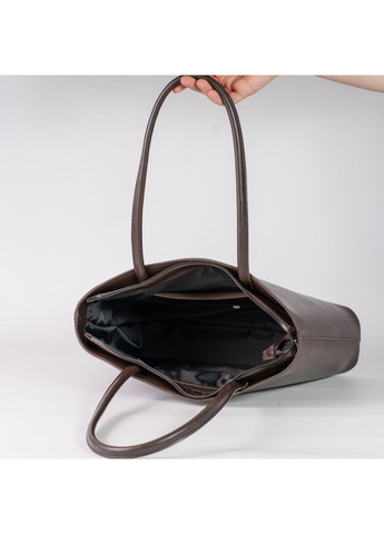 Сумка женская стильная из гладкой экокожи с подкладкой большая помещается ноутбук JUGO XENIA 33-25 (353849292)