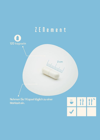 Гіалуронова кислота 525 мг 120 капсул Zenement (299717614)