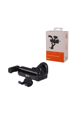 Автомобильный держатель BH-39 AirVent Gravity Car Holder Black Biva (333031727)