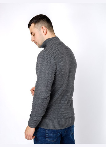 Темно-серый зимний мужской свитер цвет темно-серый цб-00236422 Bektas
