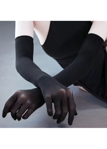 Элегантные черные удлиненные перчатки No Brand (364202101)