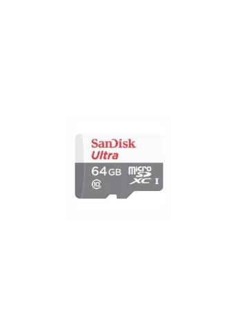 Карта памяти microSDXC (UHS-1) 64Gb class 10 A1 (100Mb/S) (adapter SD) (SDSQUNR-064G-GN3MA) SanDisk Ultra (383063386)