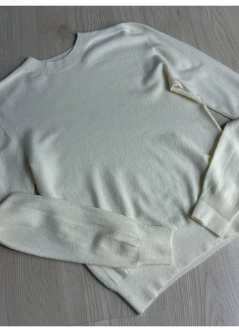 Білий демісезонний светр жіночий a-n 2403 водолазка гольф базовий з круглим горлом No Brand