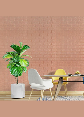 3D панель самоклеюча цегла Пудра 700x770x3мм SW-00001716 Sticker Wall (316187135)