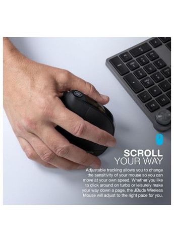 Мишка (IEUMJBERGORBLK82) JLab JBuds Vertical Ergonomic Wireless Black (366697715)