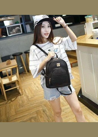 Маленький жіночий чорний рюкзачок(BRT) Brettani (336552146)