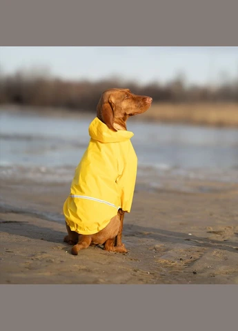 Куртка-дощовик для собак Moss Жовтий (M4108/3XL-Long) Noble Pet (393797824)