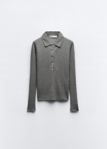 Сірий демісезонний светр Zara