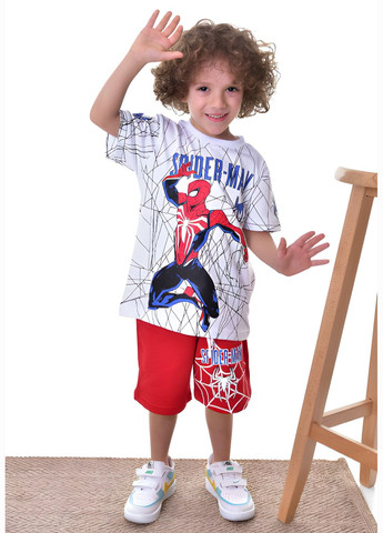 Комплект (футболка, шорты) Spider Man (Человек Паук) UE98791251 Disney футболка+шорти (293173642)