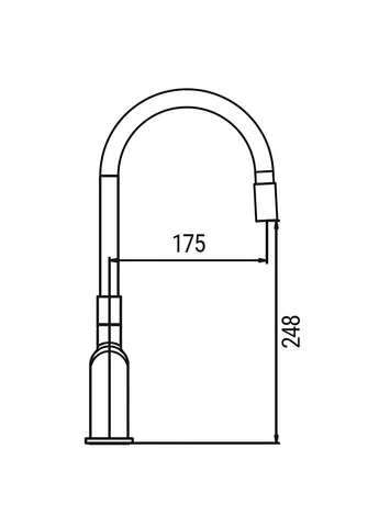 Кухонный смеситель KB-70029-01 хромированный (KR5486) KOER (400907893)