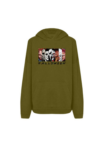 Худи с принтом "Фильмы ужасов" на Хэллоуин (10092736263) ТiШОТКА (370188392)