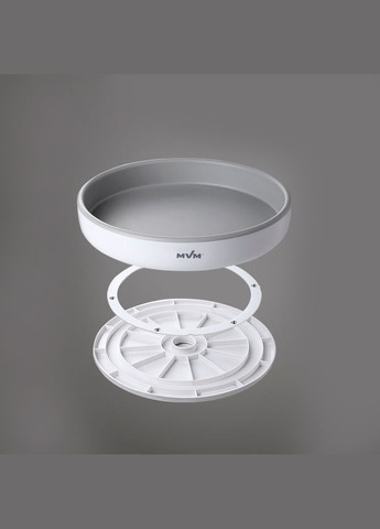 Подставка MY HOME с оборотом 360° Белосира (KP-11 S WHITE/GRAY) MVM (301002356)