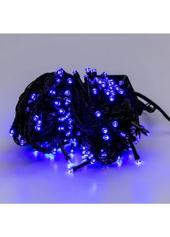 Гірлянда нитка 14м 161 LED лампочок чорний провід для свят та декору світлодіодне освітлення ProDobro (365848058)
