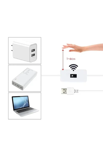 Светодиодная лента с датчиком движения LED USB 5V 8W 6000К холодный 2m 120led Inspire (282713755)
