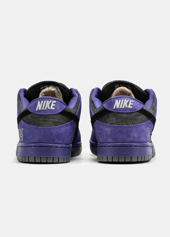 Фиолетовые демисезонные кроссовки мужские и женские nike sb dunk low x supreme purple | найк сб данк фиолетовые No Brand