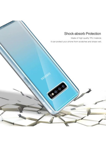 360 протиударний чохол для Samsung Galaxy S10 Plus прозорий двосторонній чохол на самсунг з10+ TPU (323166212)