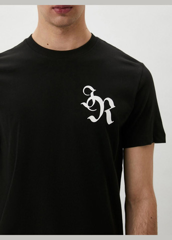 Черная футболка John Richmond