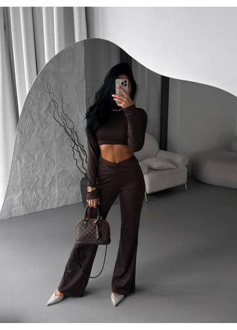 💫 Стильний костюм із драпіруванням — акцент на жіночність Розмірна сітка в описі DK/DL Мода без кордонів (364965770)