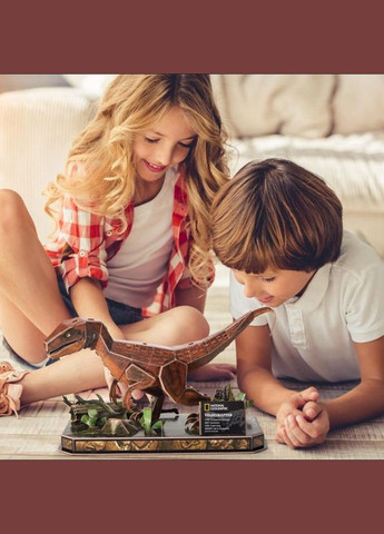 Трехмерная головоломка-конструктор National Geographic Dino Велоцираптор () CubicFun DS1053h (346392463)