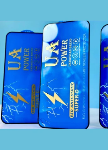 Захисне скло UA POWER ESD Anti-Static Super-D для iPhone 13 Pro Max / 14 Plus No Brand (304254905)