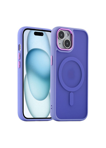 Чехол TPU+PC Space Magnetic Color with Magsafe для iPhone 15 Цвет Black No Brand Apple iPhone 15 2023 (336150270)