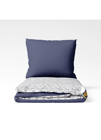 Євро комплект постільної білизни з наволочками 50*70 см, 115 гр/м2 Statly Синій (17780200215) ТЕП (365851846)