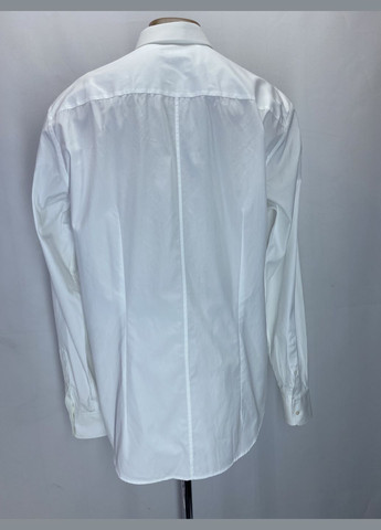 Белая классическая рубашка однотонная D&G
