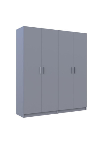 Шафа для одягу Промо Сірий 2+2 ДСП 180х48х204 DRS-011630 (80737766) Doros (346532082)