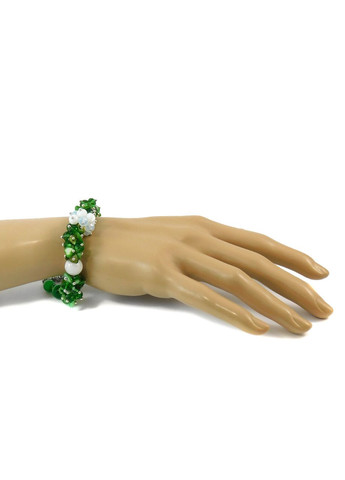 Браслет "Глаза леса" Адуляр, Кошачий глаз, Перламутр 15 Fursa fashion (322898013)